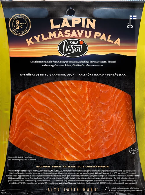 Lapin kylmäsavu - Pakkaus