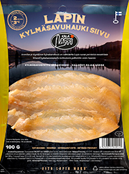 Lapin kylmäsavuhauki - Pakkaus